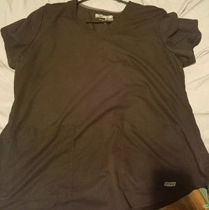 Set of 3 Black Grey's Anatomy scrub tops